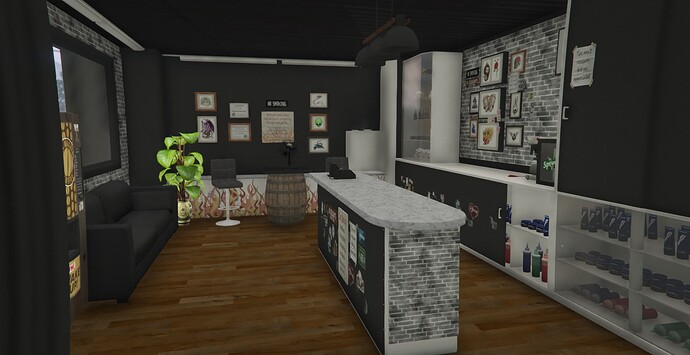[MAP] [PAID] Tattoo Shop [FiveM MLO Map] thumbnail 2
