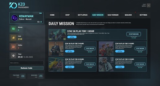 [PAID] [ESX/QB/QBX/STANDALONE] kzo_pausemenu | Donate Shop, BattlePass, DailyReward, Case Opening, GiftCode,... All In One | Advanced PauseMenu | 5 in 1 thumbnail 6
