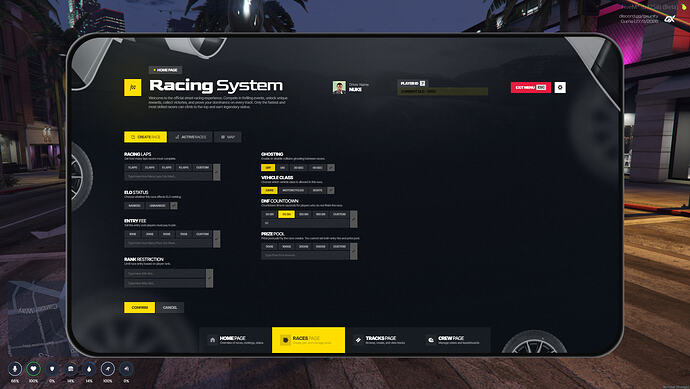 Advanced Racing System | Ranked • ELO • Crews • Custom Tracks 5