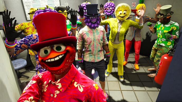Mass Shop Robbery by Fruit Gang