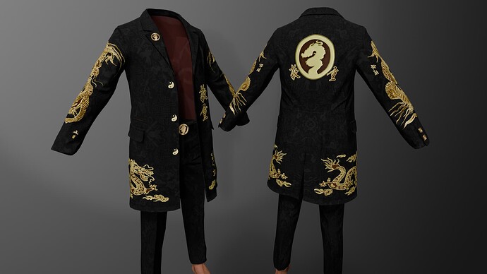 [PAID] Triad’s Gang Coats Clothing Package! thumbnail 2