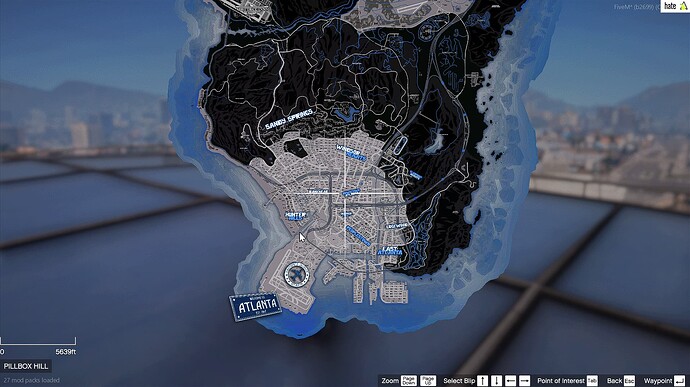Atlanta Postal Map thumbnail 2