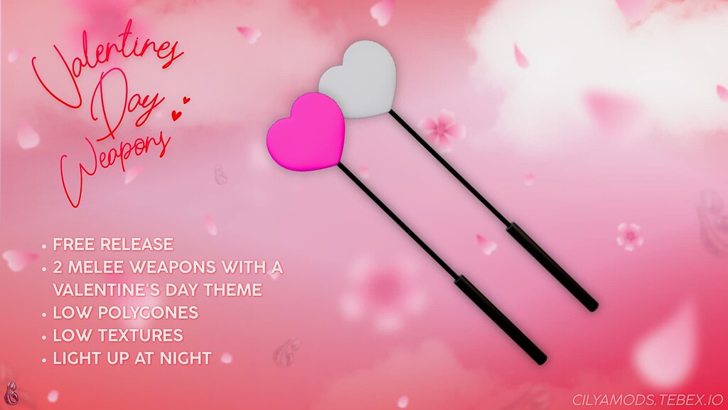 FiveM 情人节近战武器-Fivem百事通