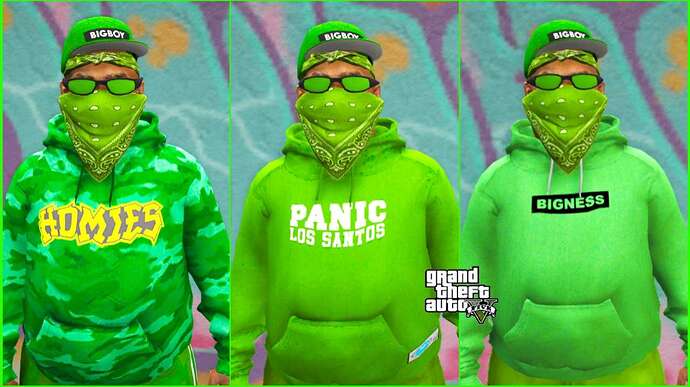 GTA 5 - Green Gang Fat Ped Mod for FiveMSingleplayer (5)