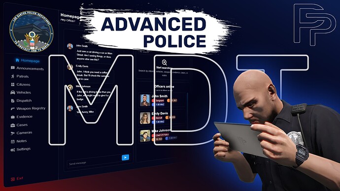 [PAID] Advanced Police MDT Script Thumbnail