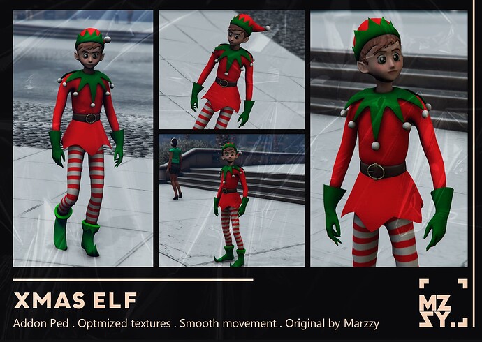 [ADDON PED] Xmas Elf Thumbnail