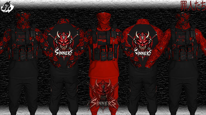 Sinners StrikeTeam Uniform Fivem Clothing