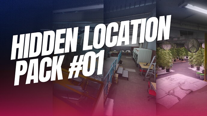 Hidden Locations Pack #01 (Weed, Meth, Gun Crafting, Money Washing) - MLO Thumbnail