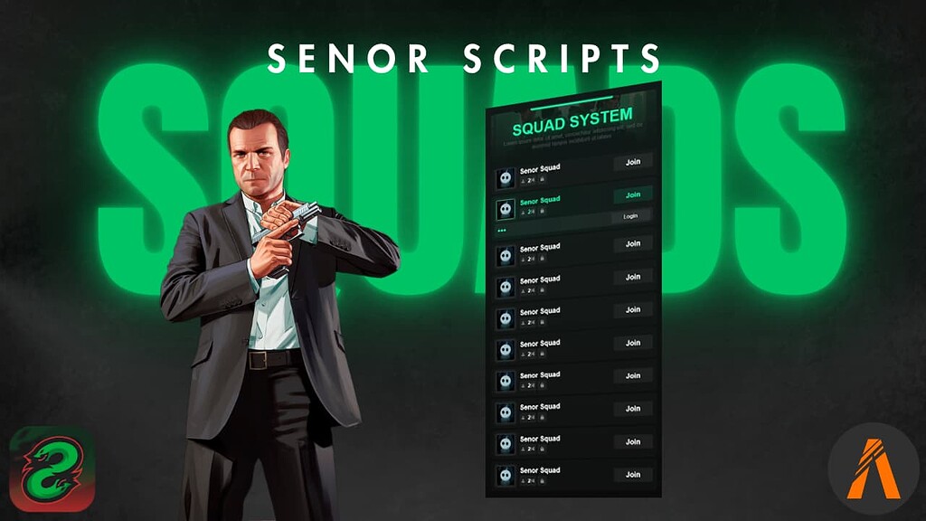 Senor Advanced Squad System for FiveM [Escrow/Opensource] - FiveM ...