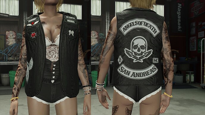 [PAID] AOD - Angels Of Death M.C vest [Female/Male] thumbnail 3