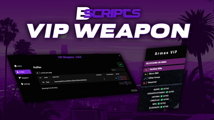 Vip weapons [esx/qbcore] [paid] Thumbnail