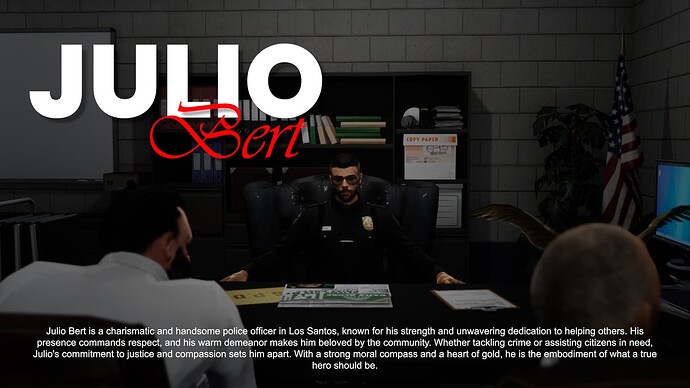 JULIO BERT CUSTOM PED GTA 5 FIVEM