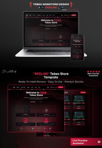 Tebex Redline THEME Thumbnail