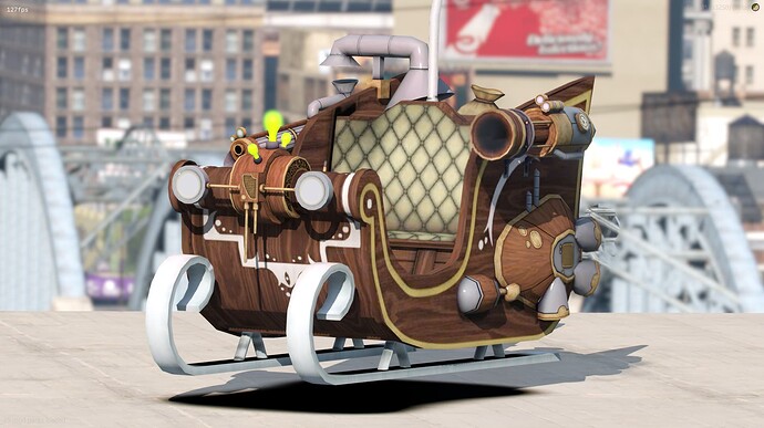 [PAID] Steampunk Flying Sleigh | Kire Customs thumbnail 5