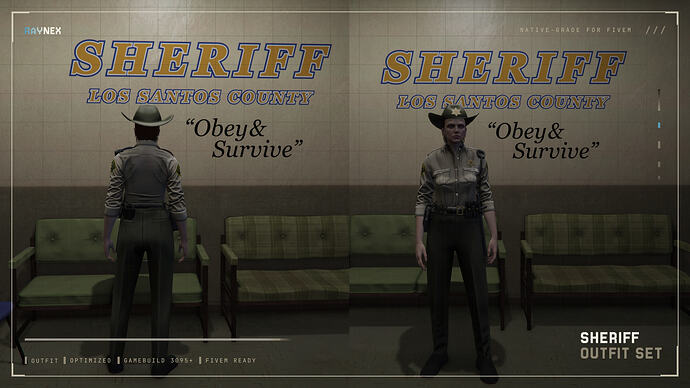 Sheriff Outfit Set F