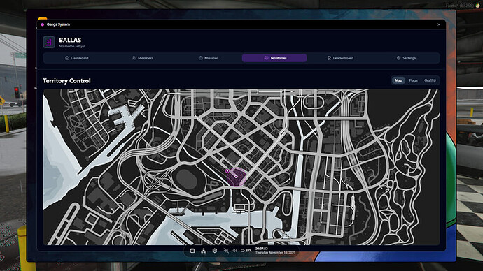 Gang System - Territory and flag based thumbnail 3