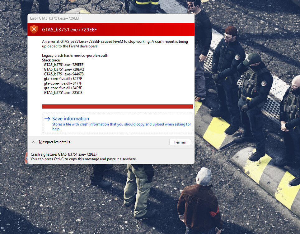 Crash gta5_b3751.exe+729EEF - FiveM Client Support - Cfx Forum