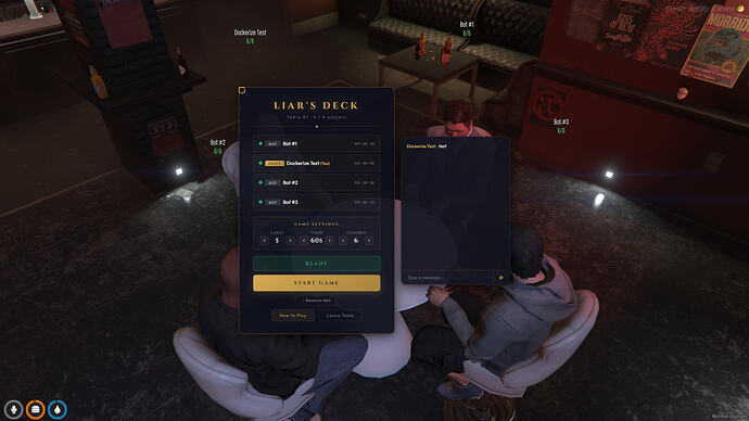 Feron Liar's Deck — Multiplayer Card Game + Russian Roulette for FiveM 4