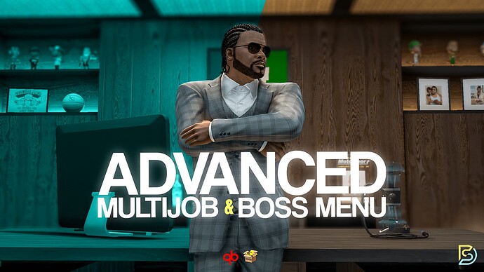 Advanced Multijob & Boss Menu [QB/QBX] Thumbnail