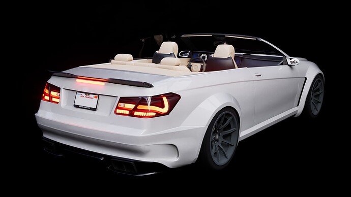 Schwarzer Cabrio [Animated-Roof] Thumbnail