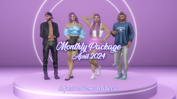 [PAID] Dollie Mods April 2024 clothing pack Thumbnail
