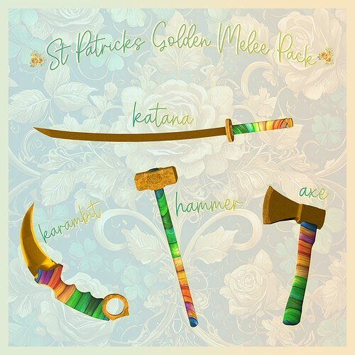 St Patricks Weapons Packs! Thumbnail