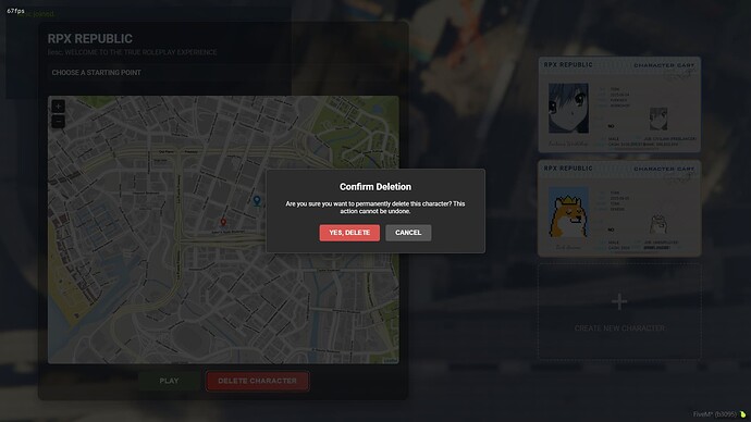 FWS Multi Character | Modern Map-Based Character Creation & Selection [QB,QBOX,OX] thumbnail 5