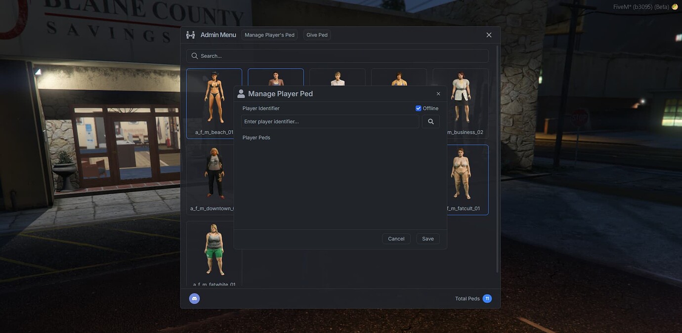 Ped Menu [Standalone | ESX | QBCore ] - FiveM Releases - Cfx.re Community
