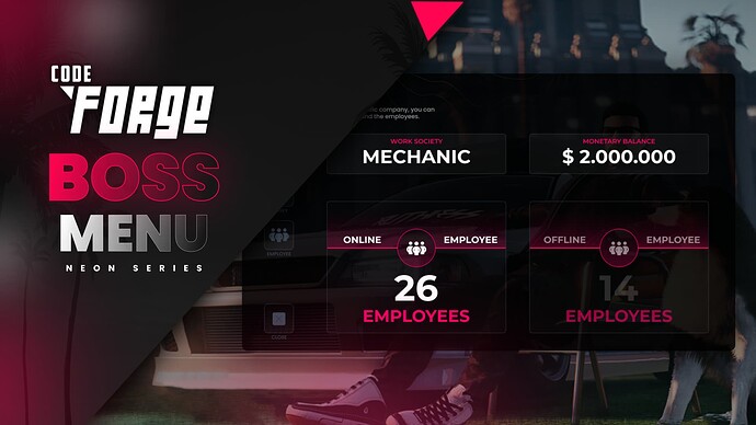 [ESX/QB] Boss Menu with Stashes compatible with MultiJob Thumbnail