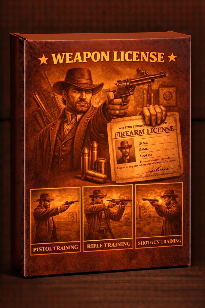 Weapon License System - RedM Releases - Cfx Forum