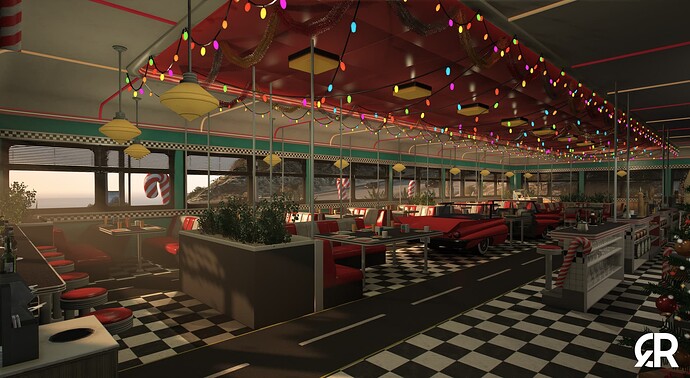 [MLO] [PAID] Hookies Diner MLO | 3x Location Bundle thumbnail 2