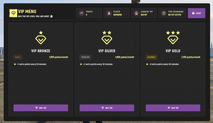 VIP System And Store VIP (QB, QBX, ESX) - FiveM Releases - Cfx Forum