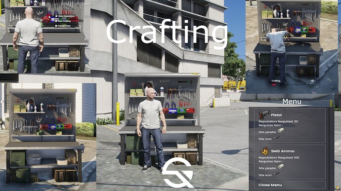 [QB Core] FIVEM ADVANCED CRAFTING SYSTEM REPUTATIONS SCRIPT Thumbnail