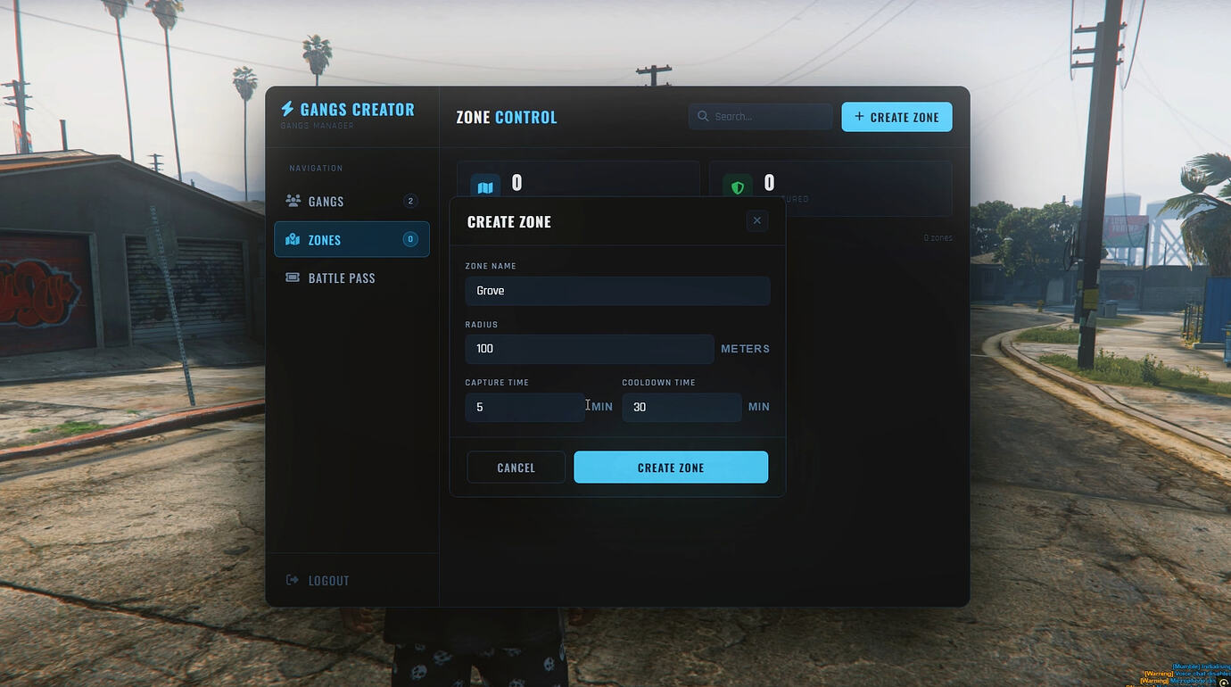 [Release] [ESX]/[QB] Gang Creator | Create & Manage Gangs In-Game ...