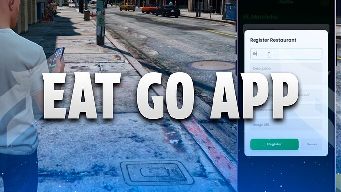 EatGo - Food Delivery App with Tips & Restaurant Management | LB-PHONE Thumbnail