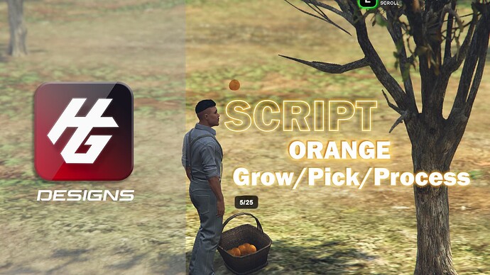 [Paid] Orange Picking - Interactive UI/Processing [Script] Thumbnail