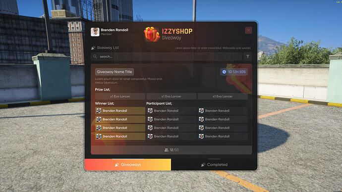 Advanced GIVEAWAY V2 [Standalone] thumbnail 6