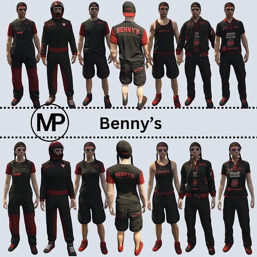 [MPW] UPDATED! Mechanic Clothing Textures - Benny's | Hayes | Otto's | Exotic | Mosley's | LSC thumbnail 2