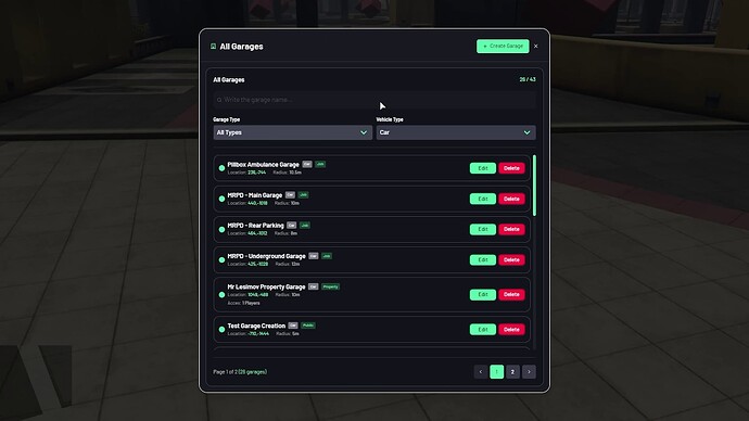Dusa Garage | Persistent Vehicles, Shared Garages, All Customizations In Game, Vehicle Servicing thumbnail 8