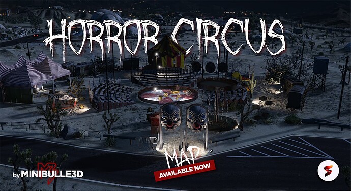 [PAID] Horror Circus Halloween -  Map For FiveM  Thumbnail