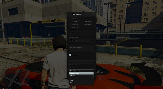 Advanced garage system with private, job, gang &amp; impound support [esx] [qb] [qbx] 3