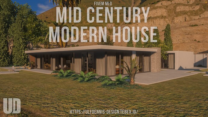 [PAID] [MAP] FiveM MLO | Mid-Century Modern House Thumbnail