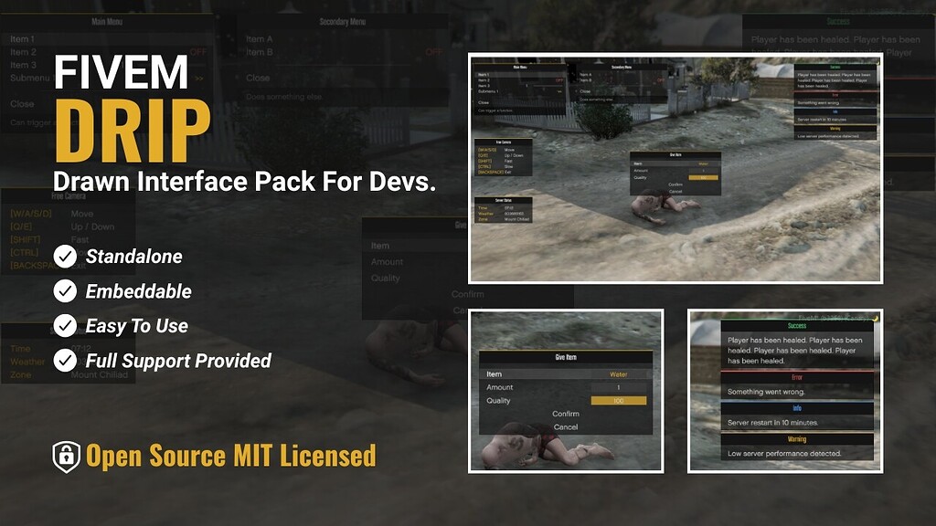 DRIP-绘图接口包-FiveM插件网