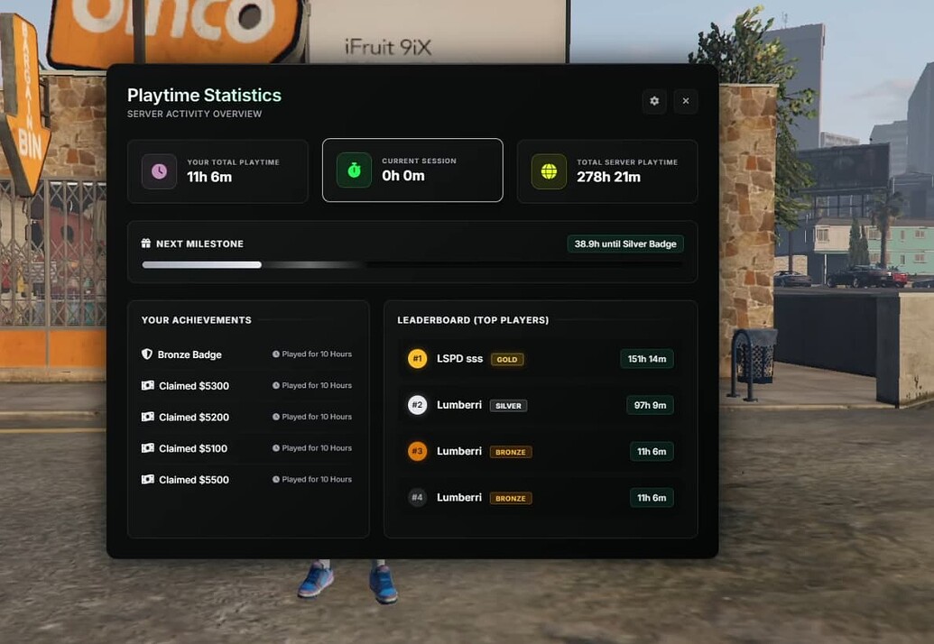 [RELEASE] Evolve Playtime Tracker & Rewards System | Advanced UI ...