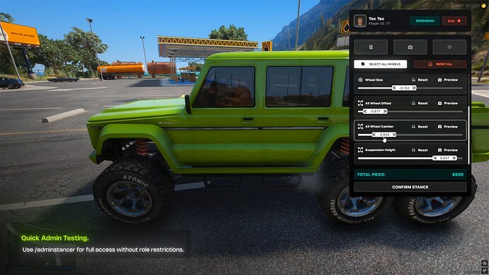 Tuff Wheel Stancer v2 [ QB, QBOX, ESX, Standalone ] thumbnail 13