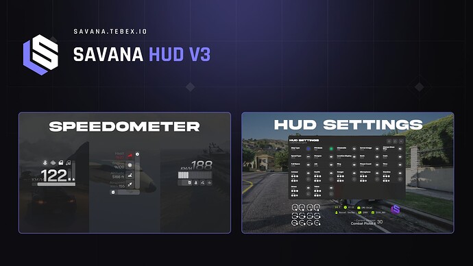 [SAVANA] Hud V3 [QB/ESX/QBOX] Thumbnail