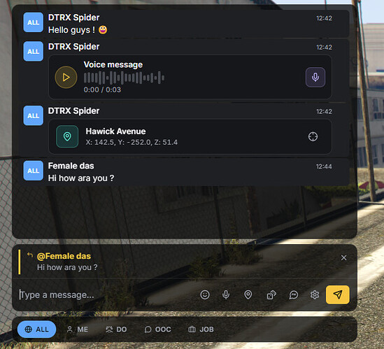 DTRX Advanced Chat - FiveM Releases - Cfx.re Community