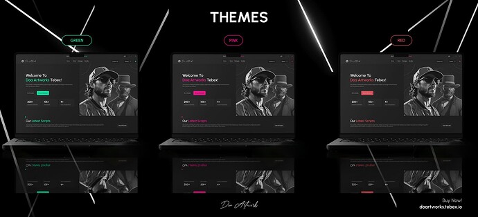 Tebex Webstore Template I Perseus [With 3 Color Option] thumbnail 2