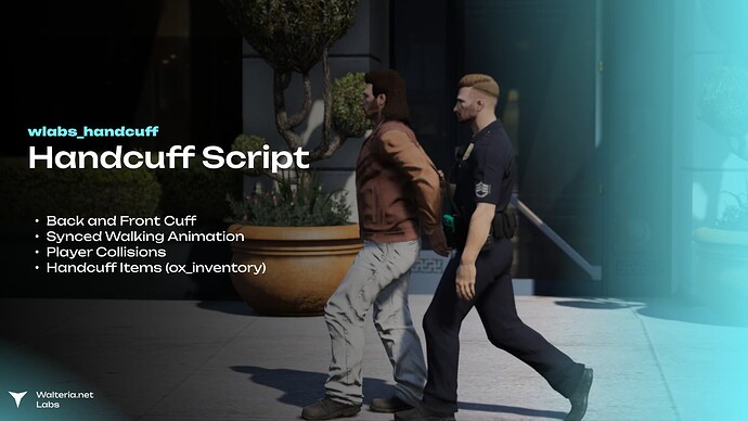 Realistic Handcuff System (ox_target, Collision Handling) Thumbnail