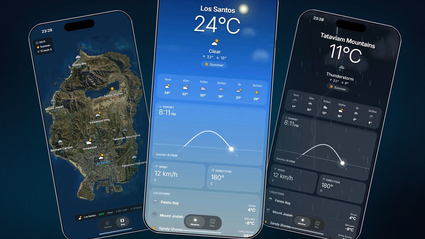 [免费] HZ Weather — 适用于QS智能手机Pro的天气应用（原生界面、实时数据、区域感知功能）